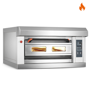 Room Temp.~400℃ 1 layer 2 trays Gas Oven Deck Oven Computer Control
