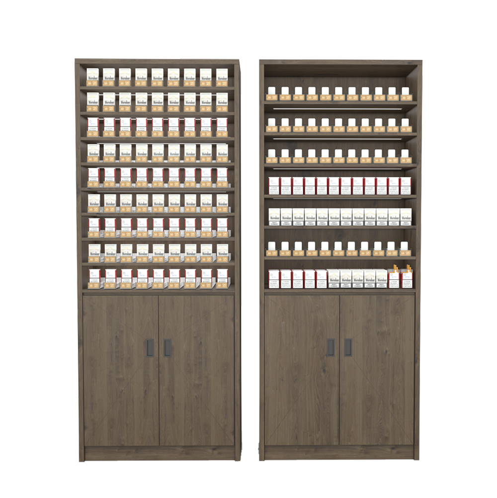 Cigarette Cabinet Display Rack for Checkout Stand