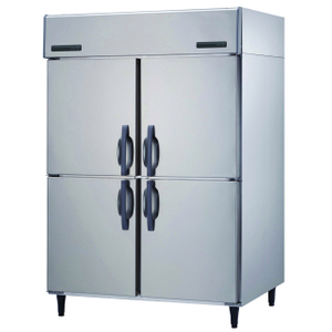 -22~-7℃/-6~12℃ AirCooling 4 Solid Doors Dual Temperature Upright Reach-in Refrigerator Commercial Refrigerator