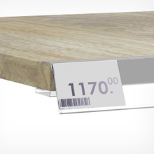 Wood Shelf Label Holder 