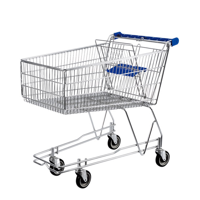 135L Heavy Duty 4 Wheel Shopping Trolley - Highbright