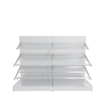 Wall Unit Metal Shelf for Fruit And Vegetable Display in Supermarket