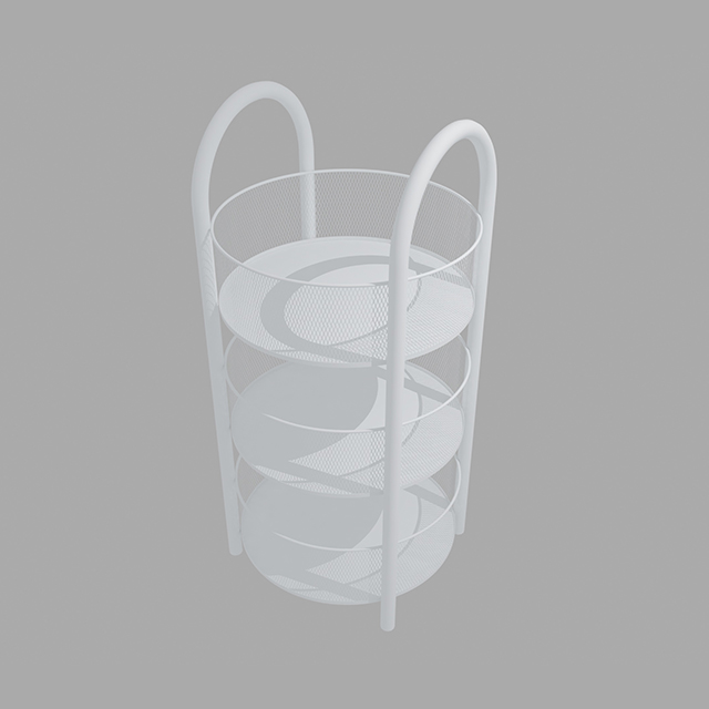 Three layers circular diaplay shelf
