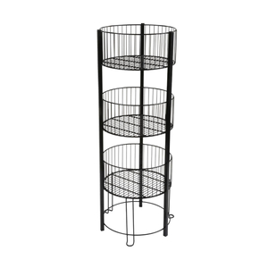Three Tiers Wire Dump Bin 3 Tier Basket Stan