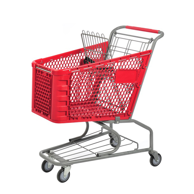 Plastic Shopping Cart P-1(100L)
