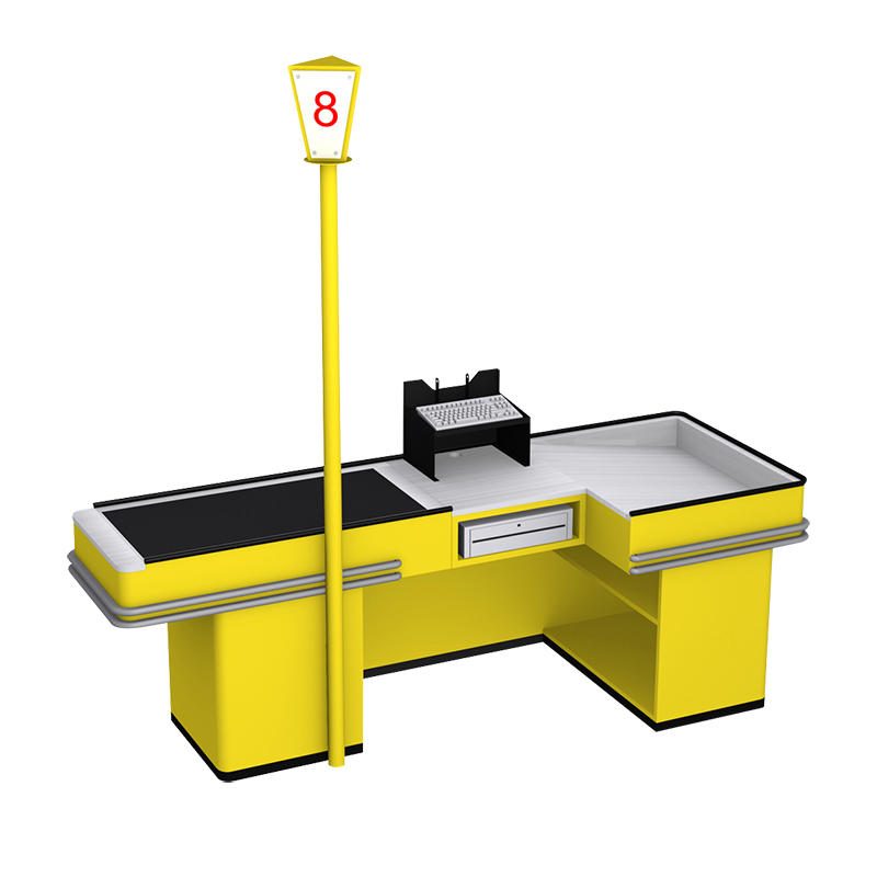 Single Side Checkout Counter Buy Checkout Counter with Conveyor Belt