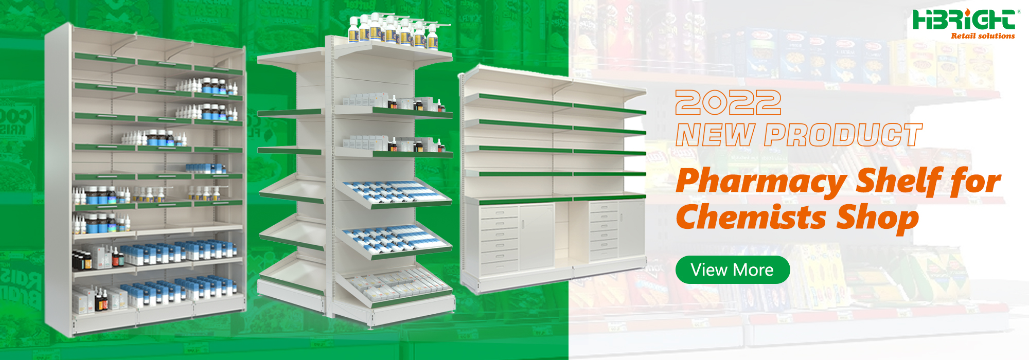 display shelf for pharmacy store