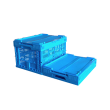 Blue PP Large Collapsible Storage Crate