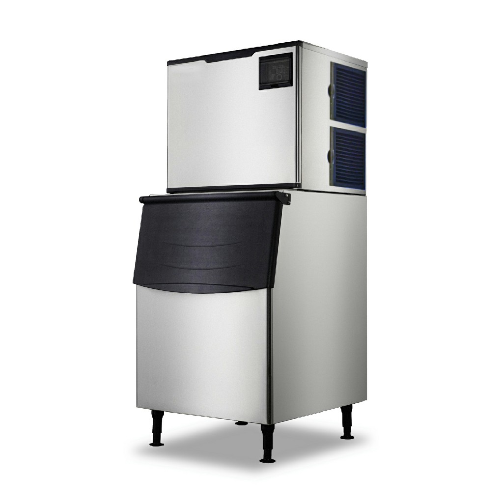 160-190 KG/24H Cube Modular Type Air Cooled Commercial Ice Maker Machine with Storage Bin