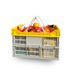 2022 New Design Collapsible Portable Collapsible Plastic Basket