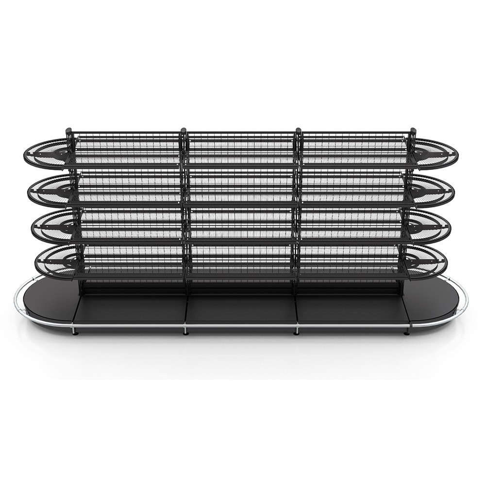Curved Supermarket Rack
