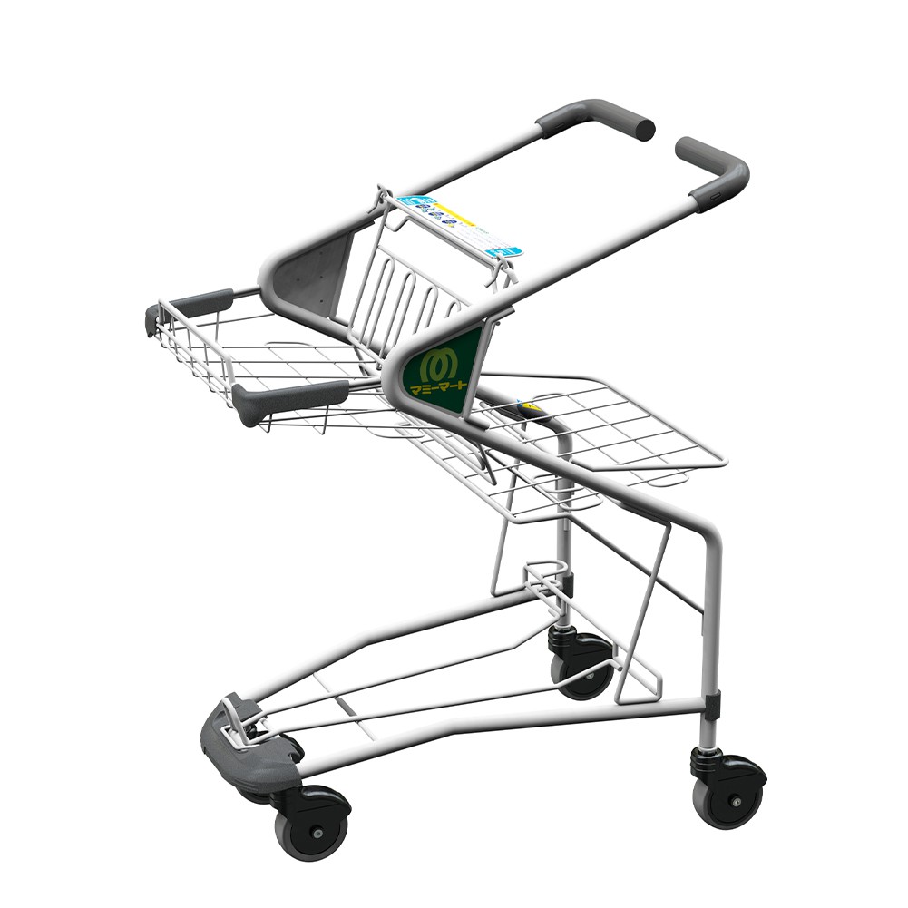 Shopping Cart with Basket for Convenience Store