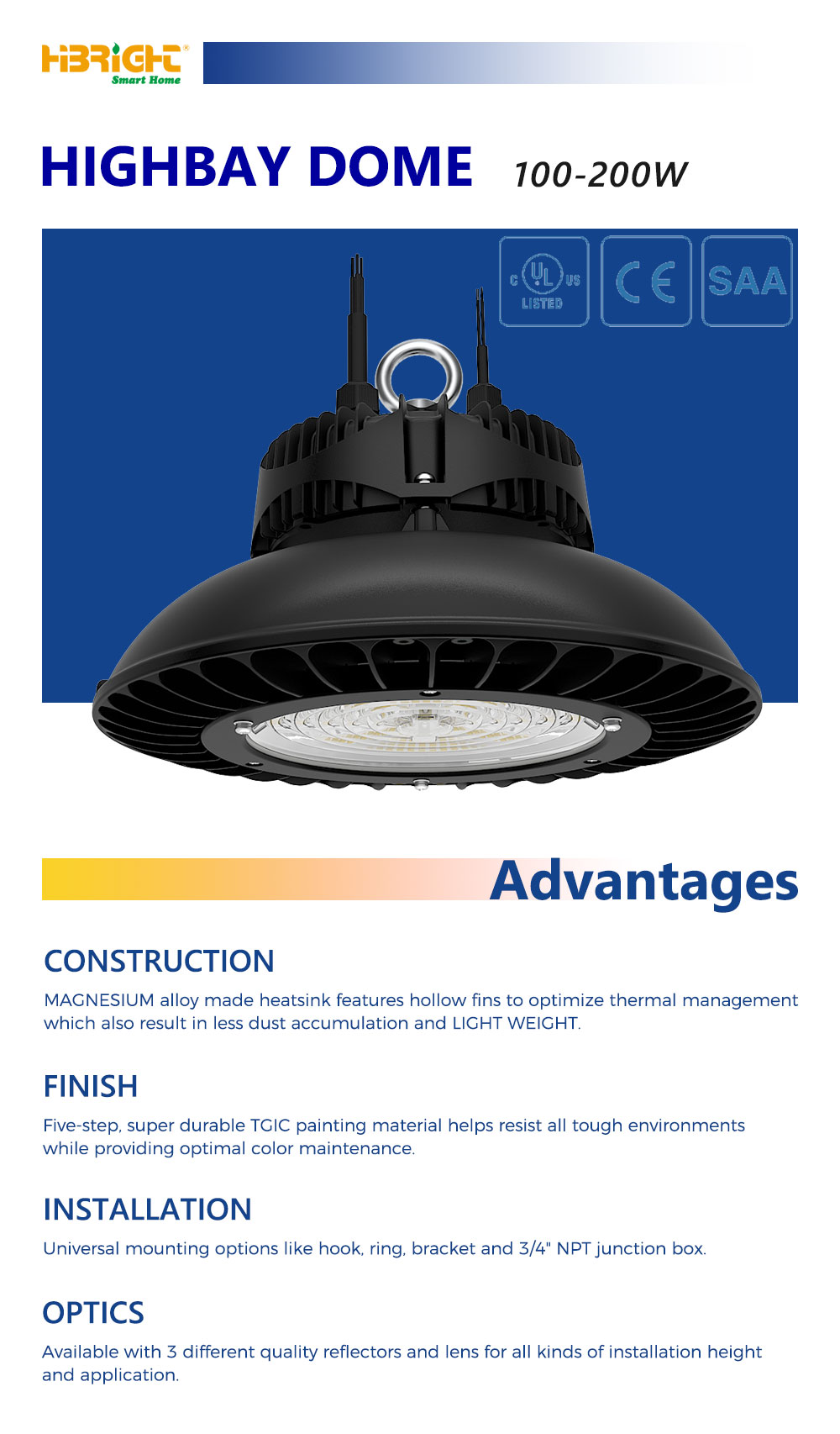 High Bay Led Light Fixtures