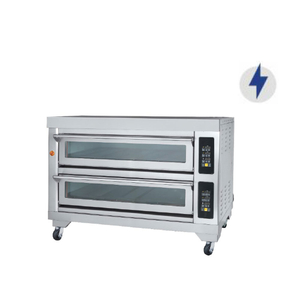 Commercial 2 Deck 6 Tray Electric Economic Deck Oven