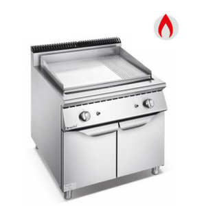 Commercial Gas Griddle with Cabinet