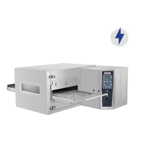 Commercial Electric 220V Conveyor Pizza Oven with Independent Temperature Controllers
