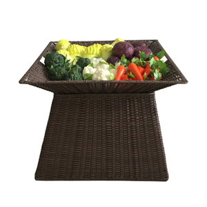 Plastic Rattan Display Stand