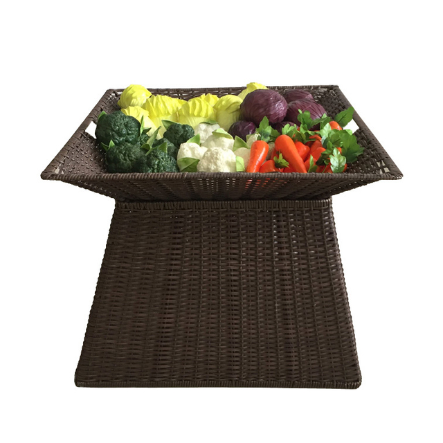 Plastic Rattan Display Stand