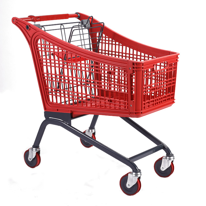 Plastic Shopping Cart 130L